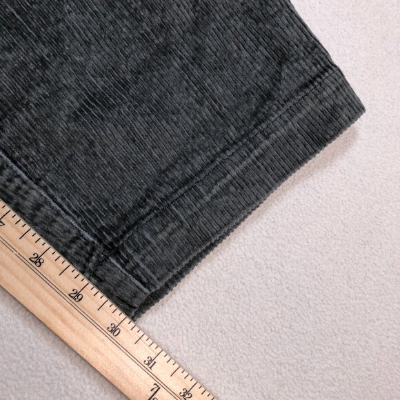 Gap‎ Corduroy Pants Women's L 32x30 Gray Vintage Flight High Rise Joggers Tall - Picture 11 of 16